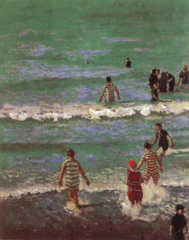 Walter Richard Sickert Bathers at Dieppe oil painting image